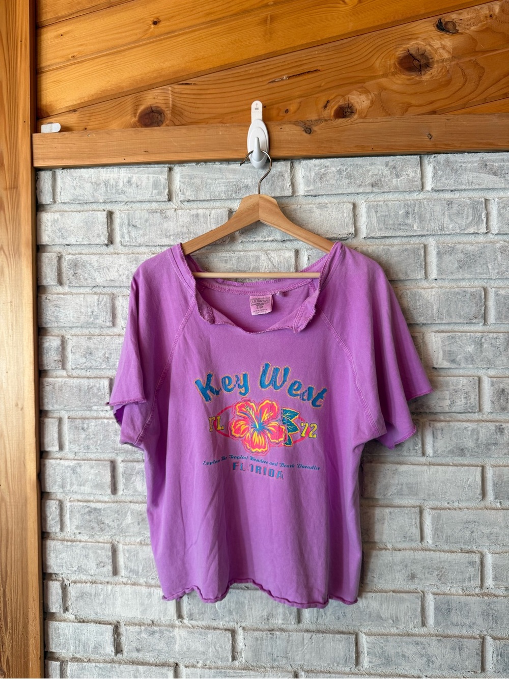Pink Key West Graphic Short Sleeve Tee